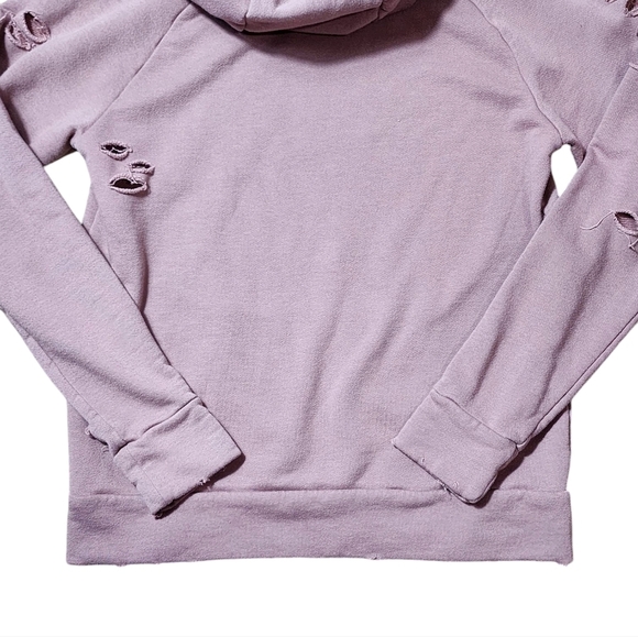 Alo Yoga Distressed Casual Hoodie Pullover Women Size Small - Picture 10 of 11